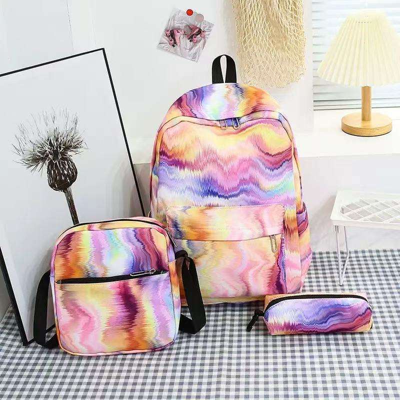 Anemone SJ8529SCH tie-dye 3-piece school set side