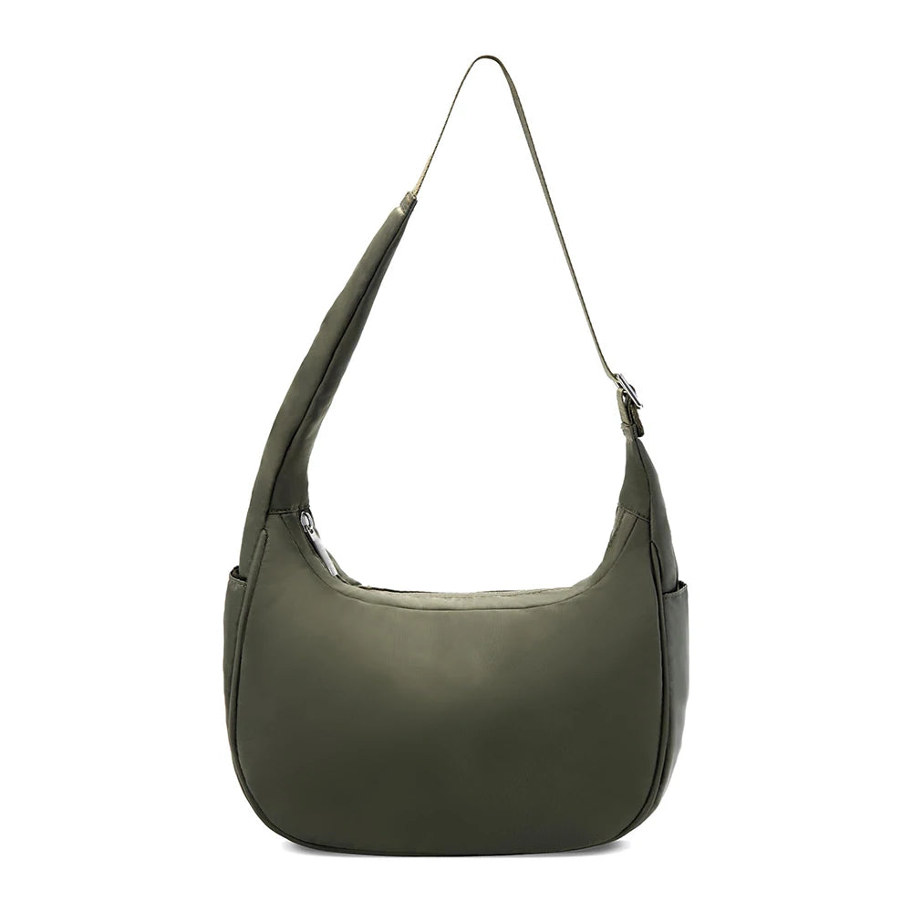 Backper Hercules Leopard Crossbody Tote — Light Green