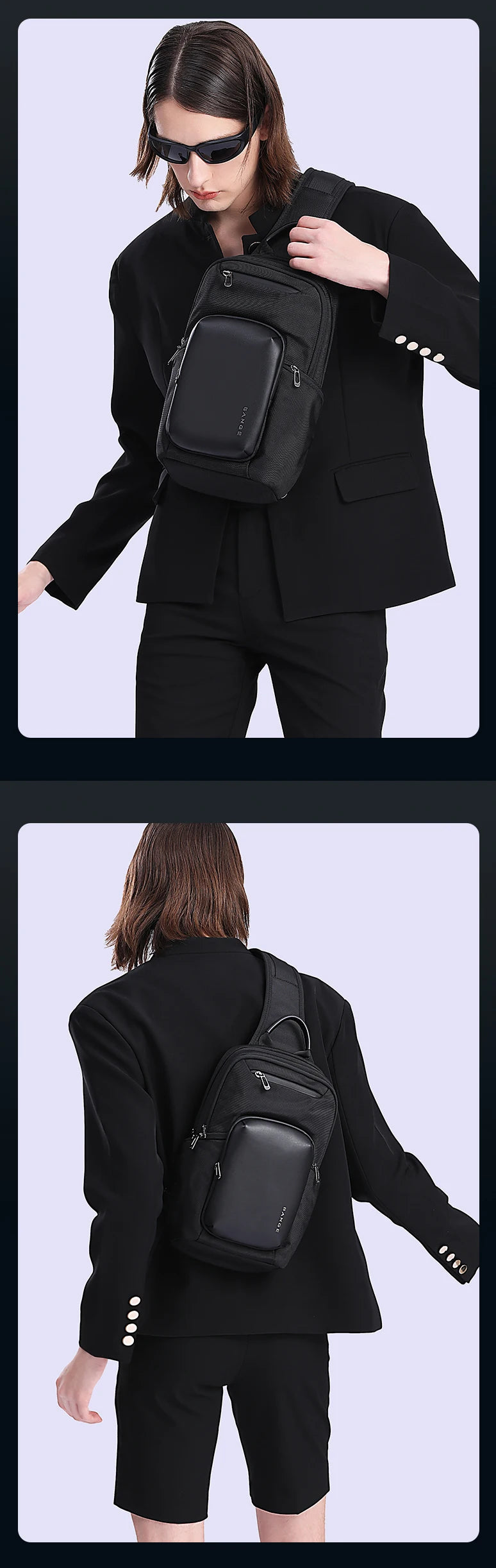 Bange Photon 7718 Waterproof Polyester Sling Bag