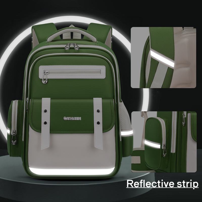 Ergonomic Elementary School Backpack Senjia - open compartments