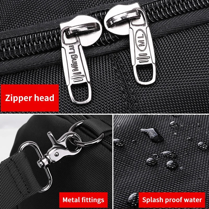 Mingao 202-2 Waterproof Sports Travel Duffle Bag with Shoe Compartment