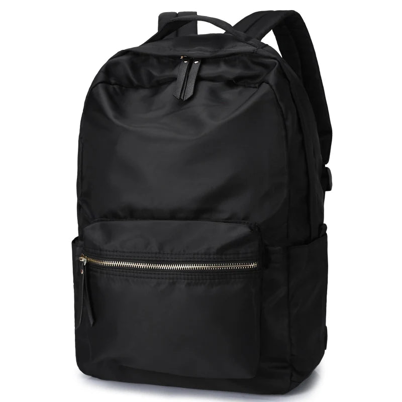 Mingao ML050 Japanese-Style Waterproof School Backpack - Black