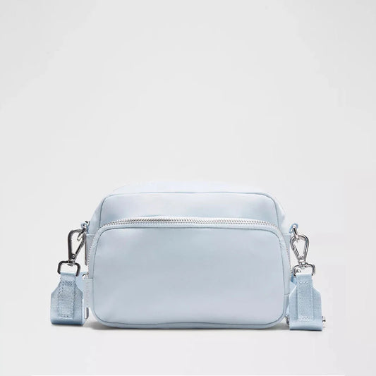 Backper Eridanus Fruit-Print Crossbody — Sky Blue