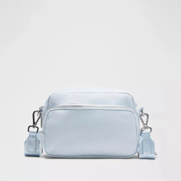 Backper Eridanus Fruit-Print Crossbody — Sky Blue