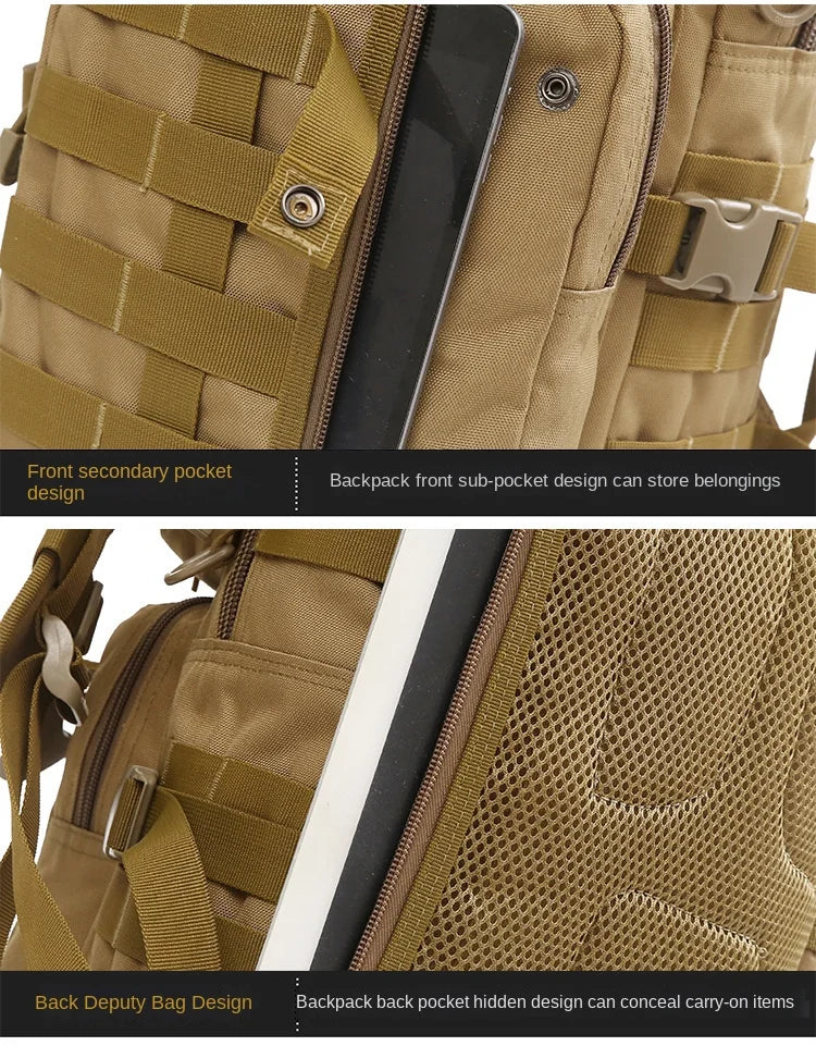 Hong BM-24M637 30L Waterproof Nylon Tactical Backpack