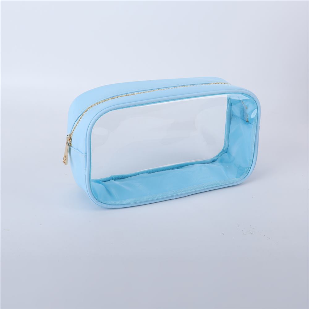 Backper Delphinus Clear Swim & Pool Travel Pouch — Light Blue