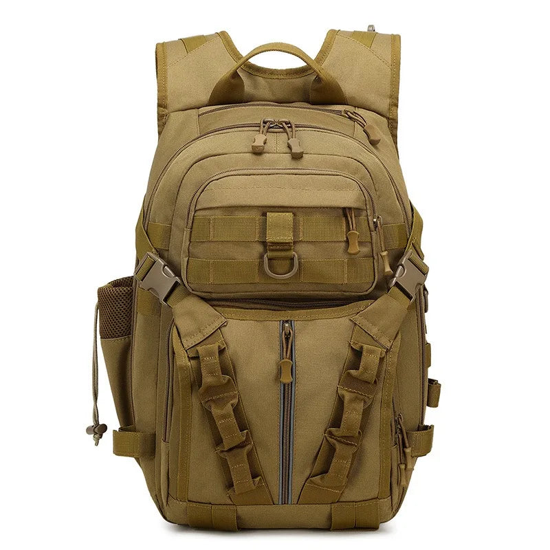 Outdoor tactical mountaineering backpack front view