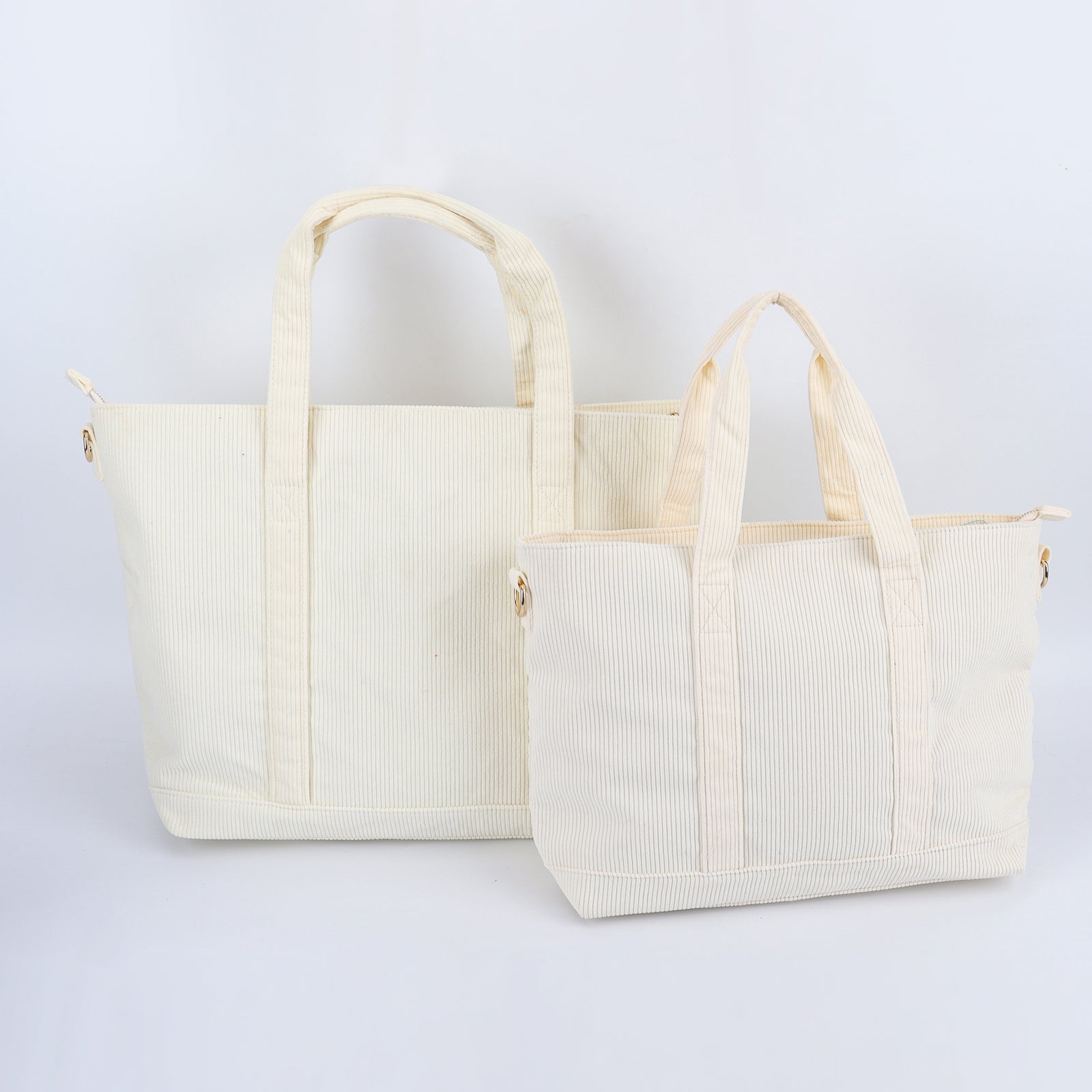 Backper Crux KM2707C corduroy tote detail