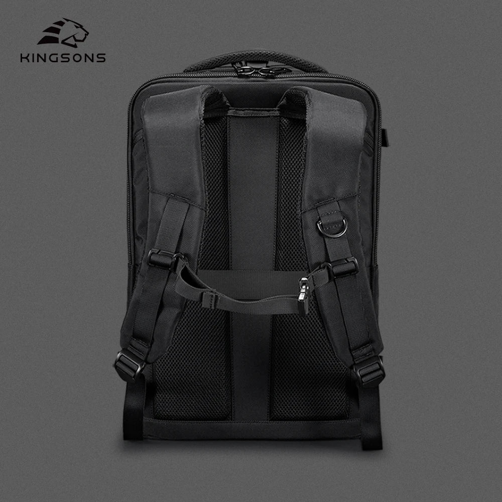 Kingsons unisex waterproof travel backpack — side detail