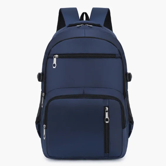 Kale laptop backpack in navy blue