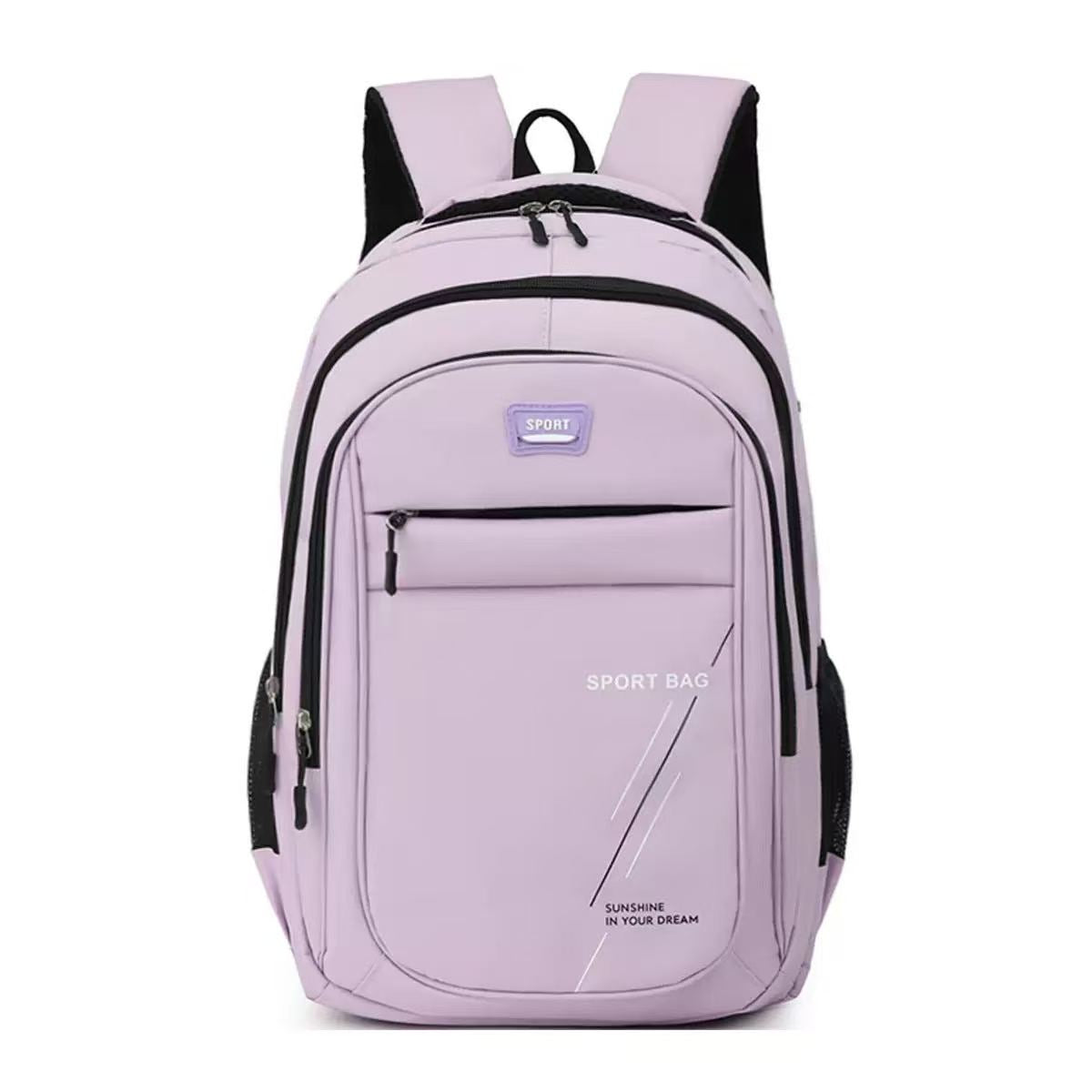 Wholesale College High School Backpack - Purple - Puck SJ8492SCH Senjia
