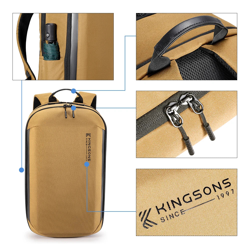 Kingsons travel backpack — lifestyle shot