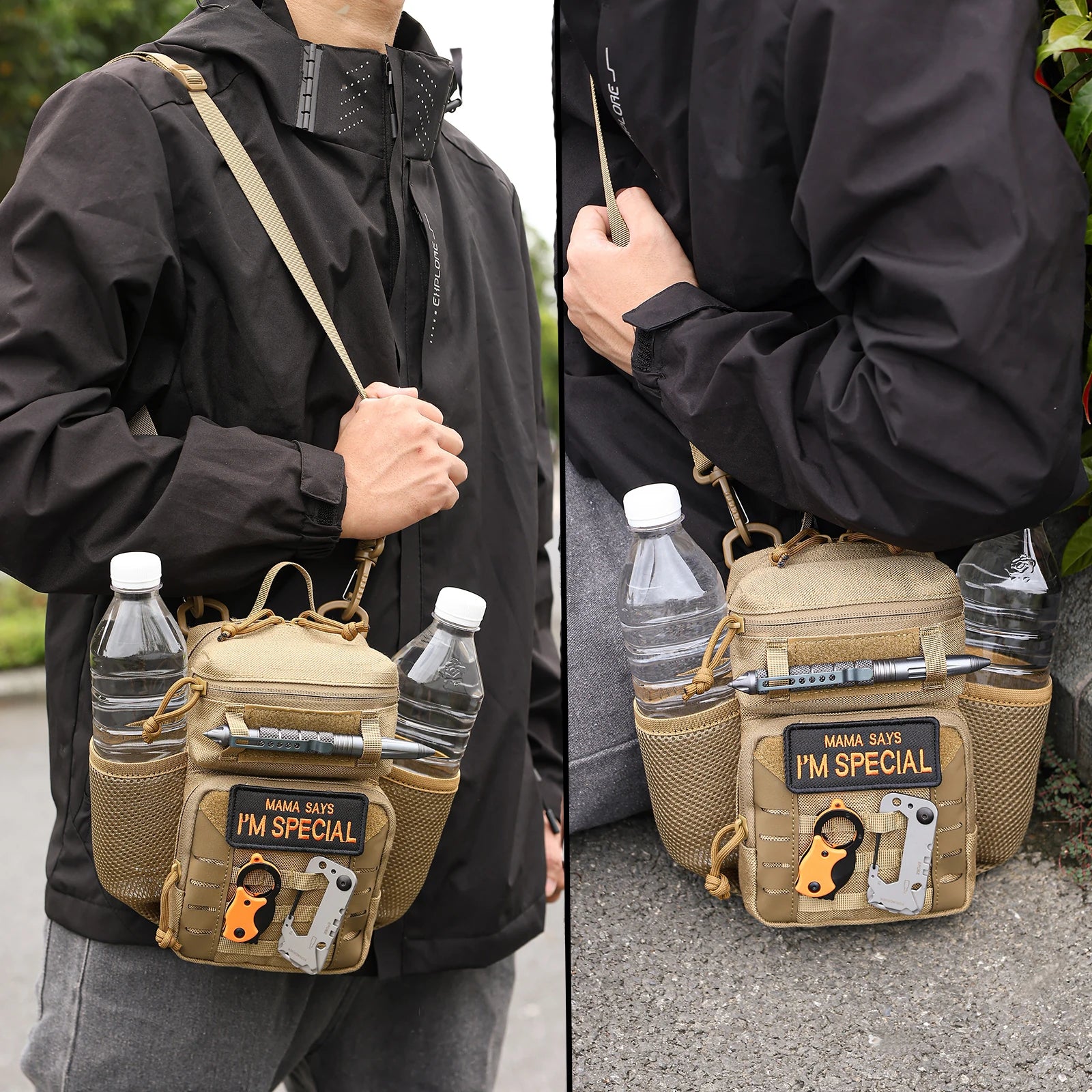Hong B1-2 Tactical Waist Sling Bag - detail 2