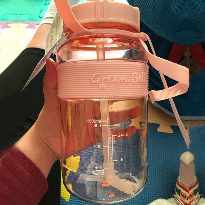 1500ml Large Plastic Sports Water Bottle