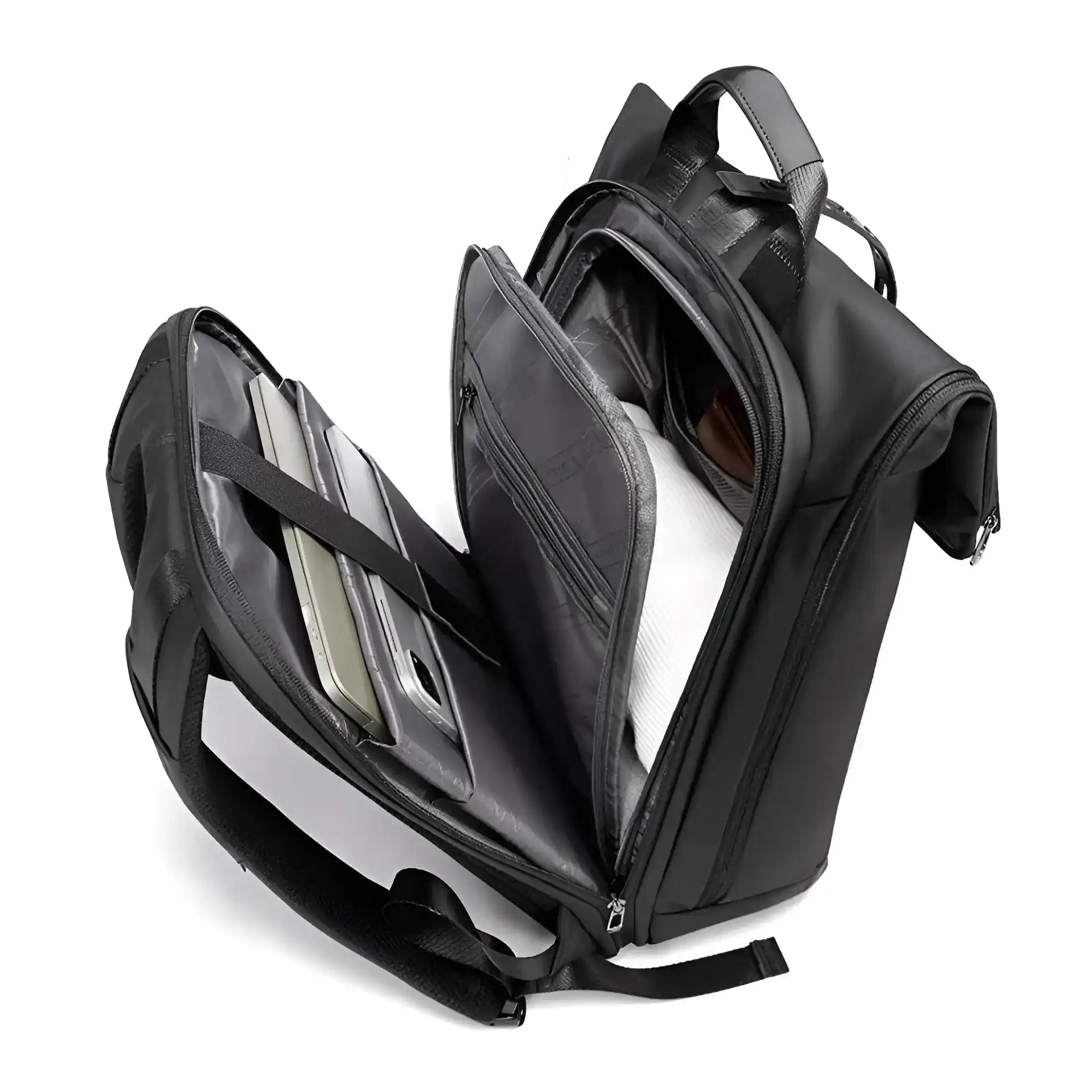 Backper Frontier Anti-Theft Polyester Backpack — side detail