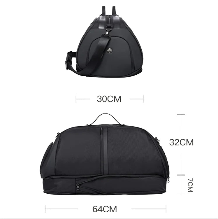 Backper Summit Modern Polyester Backpack — open view