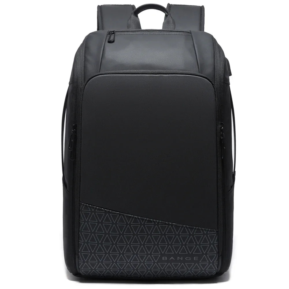 Backper Flare Modern Polyester Backpack — back panel