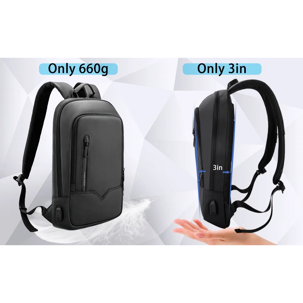 Autonoe slim business backpack, travel lifestyle