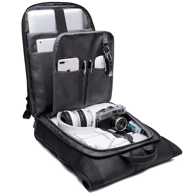 Backper Echo Anti-Theft Polyester Backpack — back panel