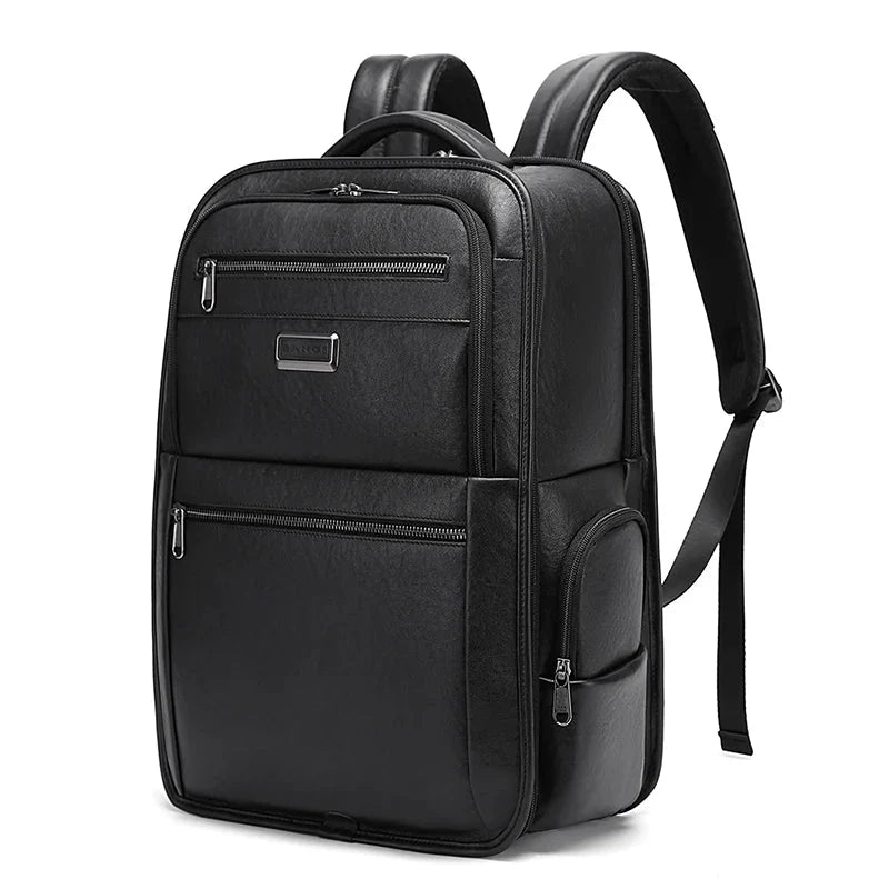 Backper Vortex Laptop PU Leather Camera Backpack