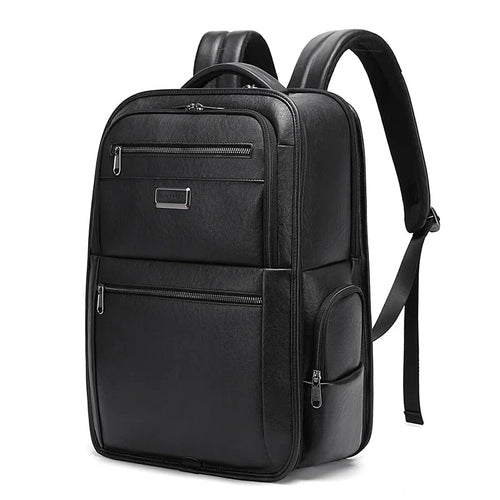 Backper Vortex Laptop PU Leather Camera Backpack