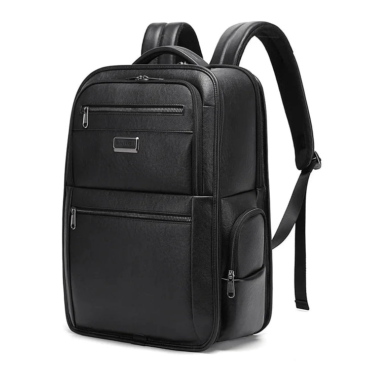 Backper Vortex Laptop PU Leather Camera Backpack