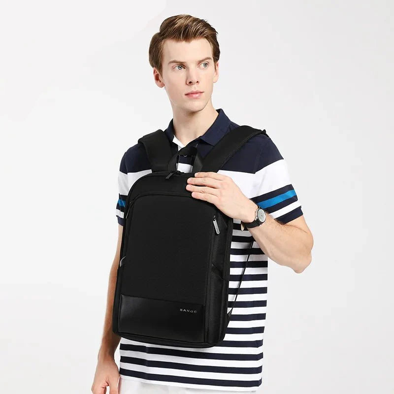 Backper Fusion Anti-Theft Polyester Backpack — back panel