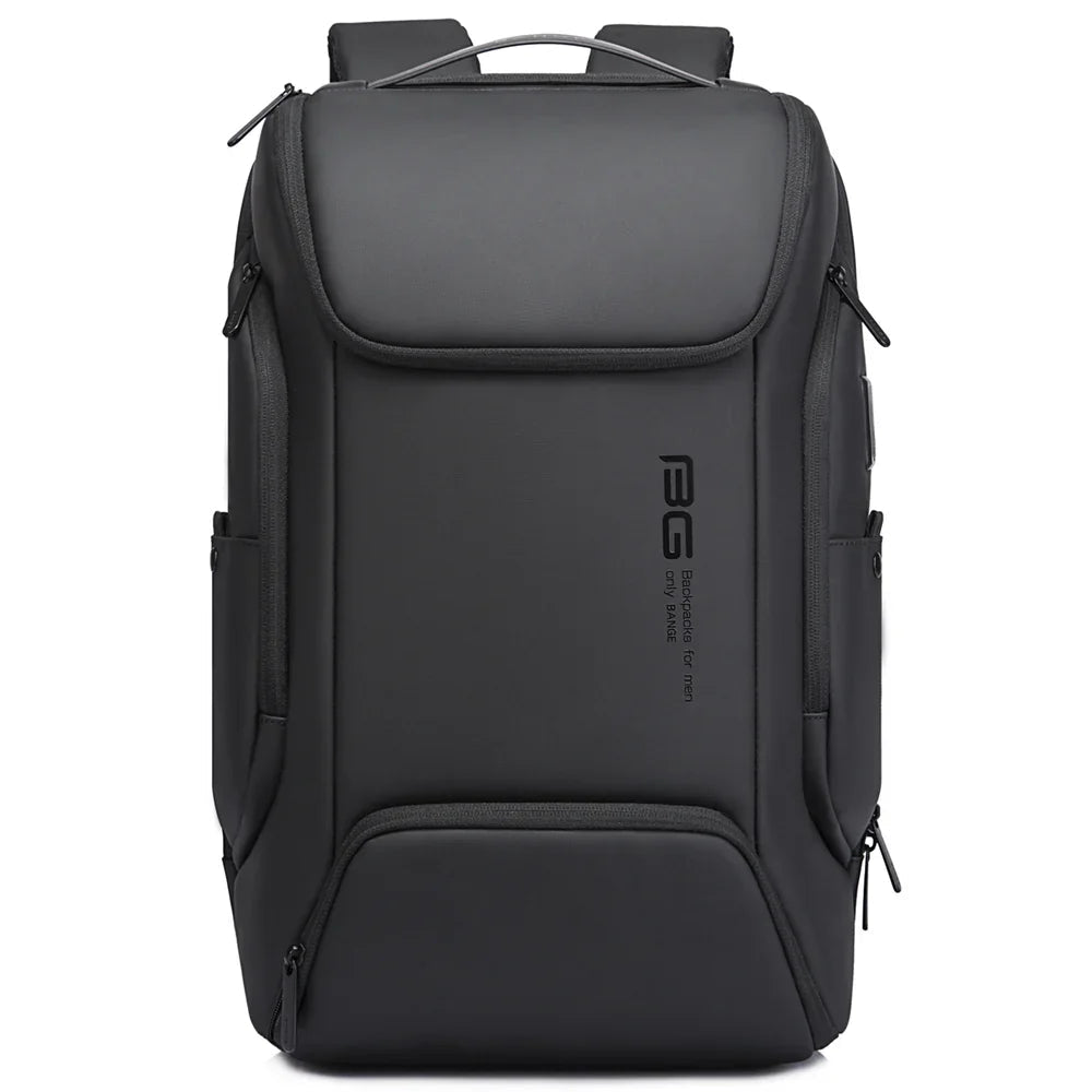 Backper Crystal Modern Polyester Backpack — back panel