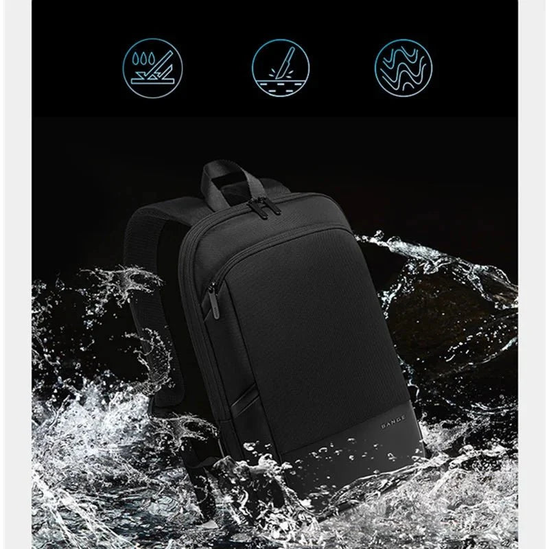 Backper Fusion Anti-Theft Polyester Backpack — side detail