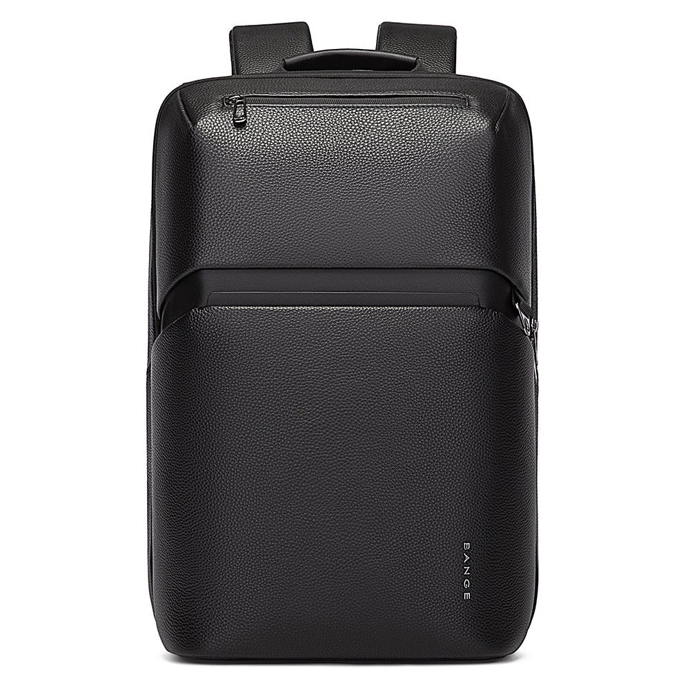 Backper Sierra Anti-Theft PU Leather Backpack — back panel