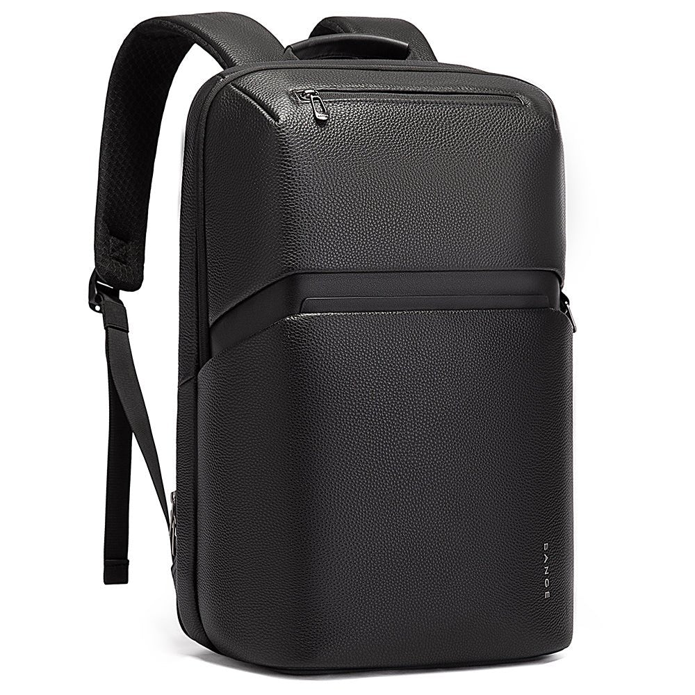 Backper Sierra Anti-Theft PU Leather Backpack — front view