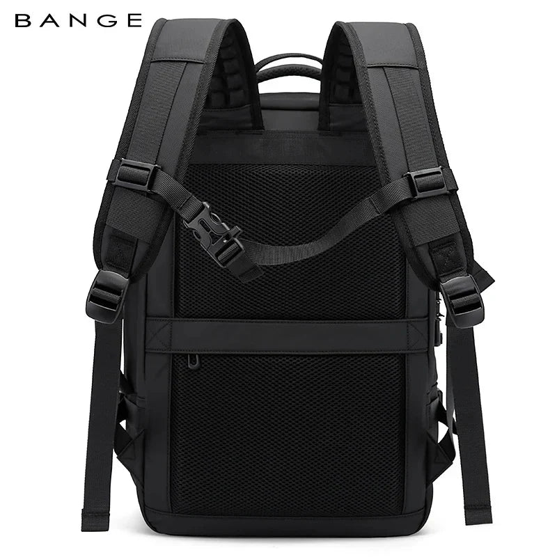Backper Stella Expandable Polyester Backpack — back panel