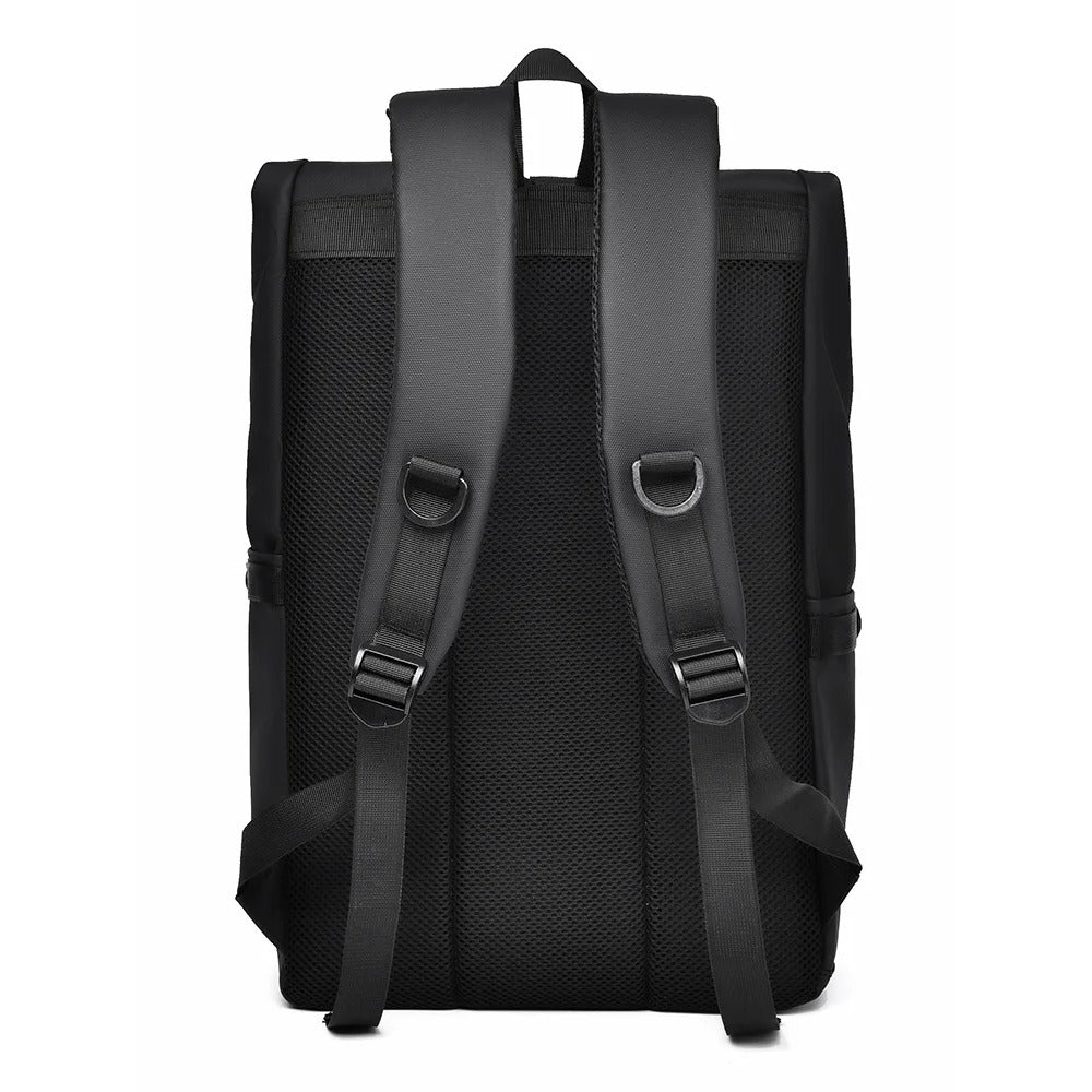 College laptop backpack back panel and straps
