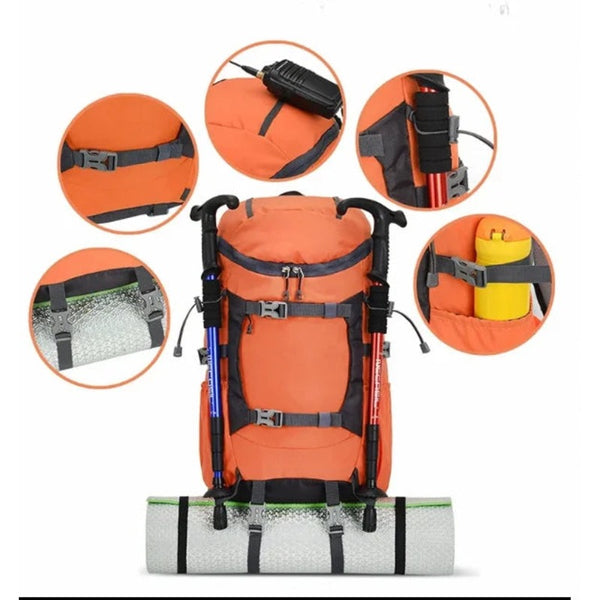 Multifunctional outdoor sports backpack front view