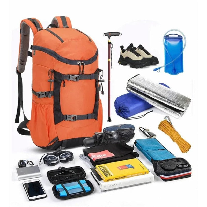 Outdoor sports backpack material detail