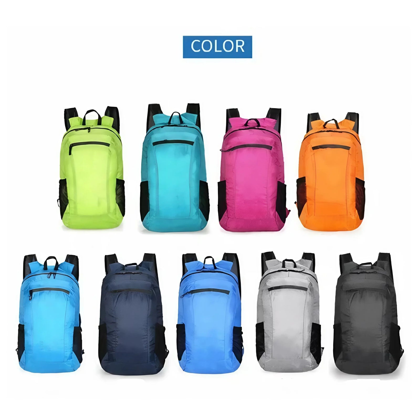 Outdoor sports backpack in use