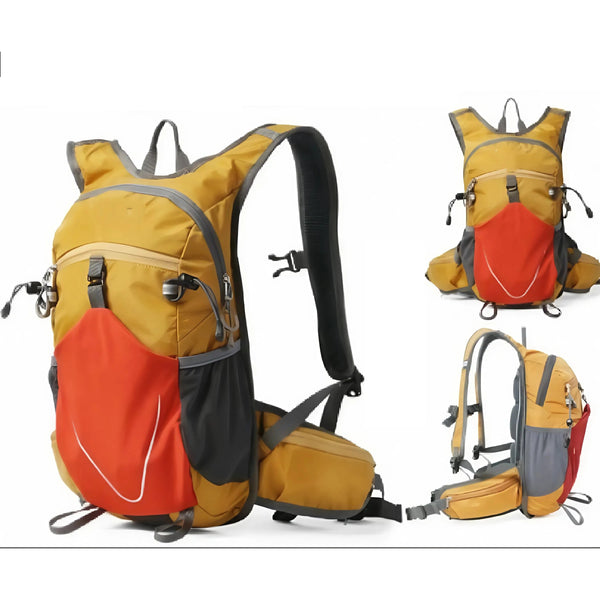 Waterproof trekking backpack 36-56L front view