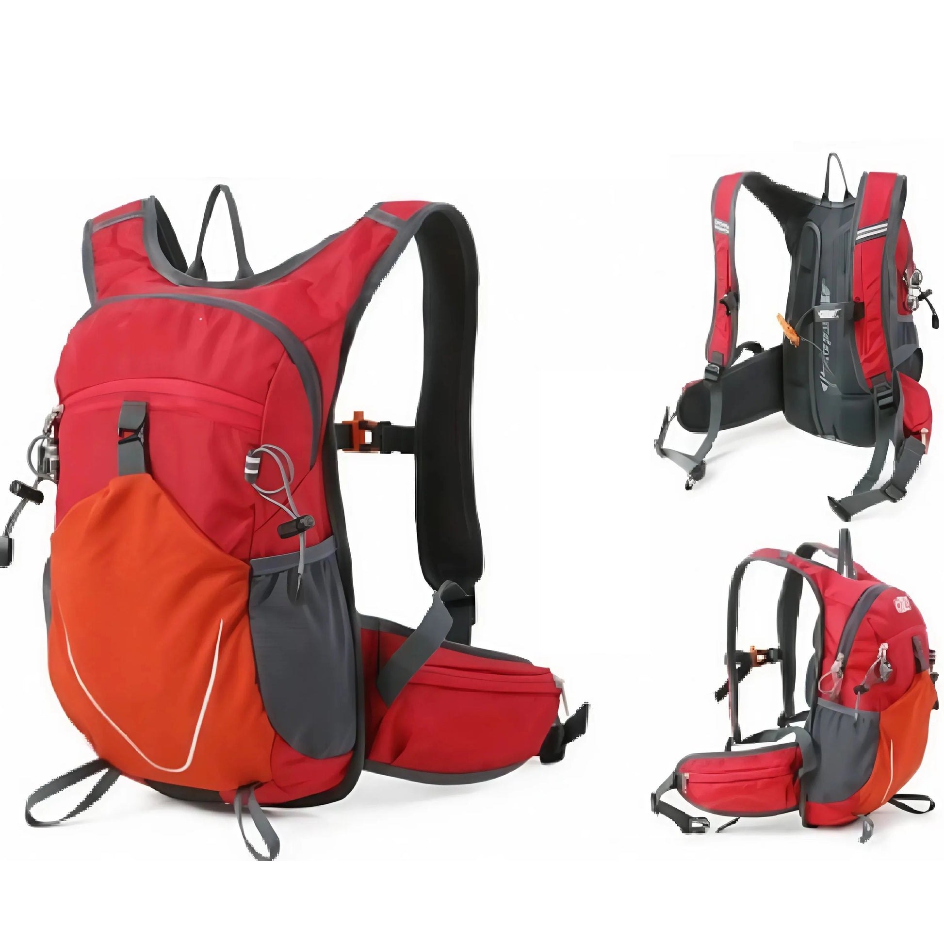 Trekking backpack side profile