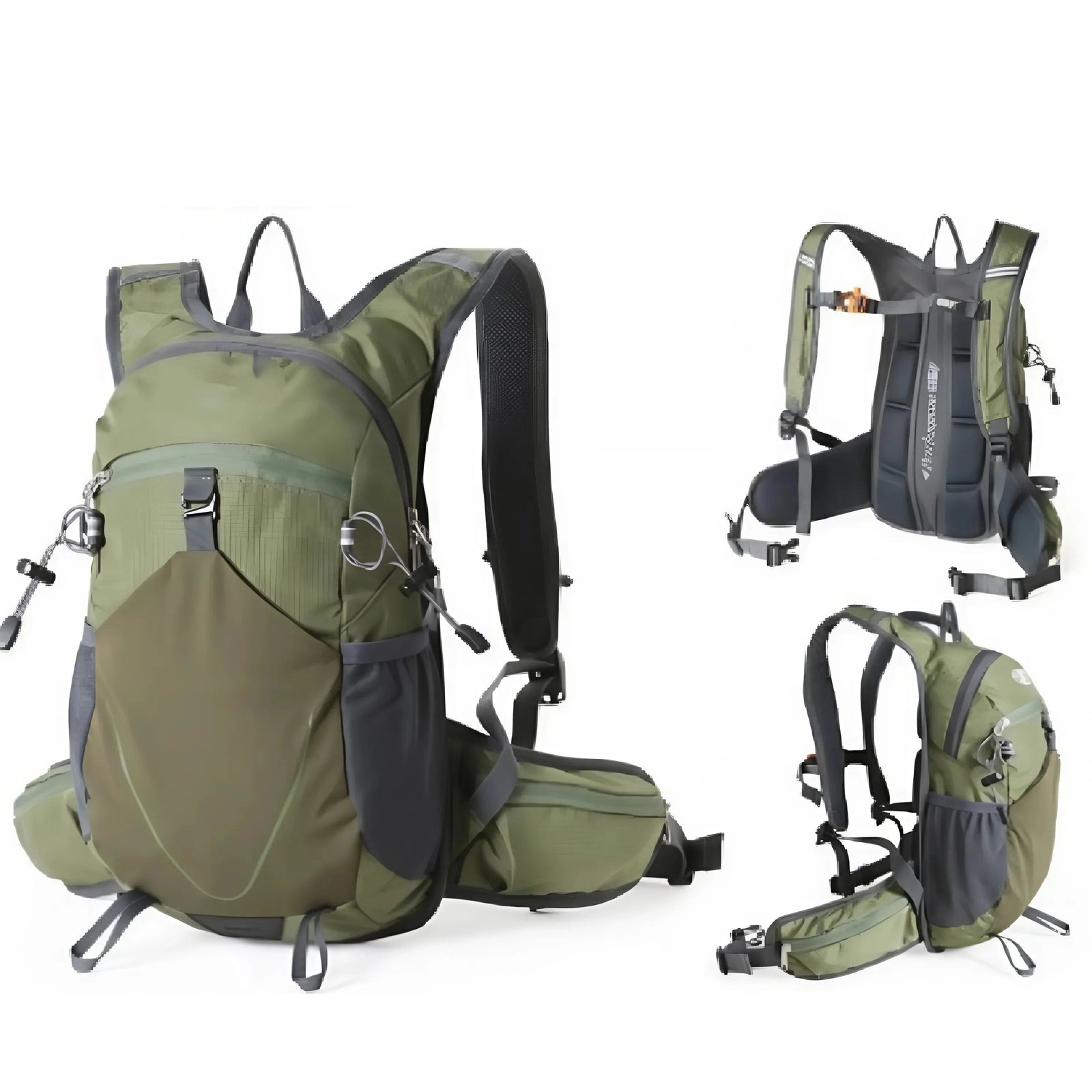 Trekking backpack breathable back panel
