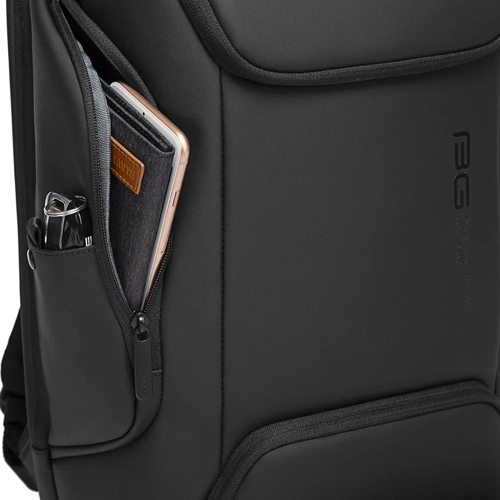 Backper Crystal Modern Polyester Backpack — packed view