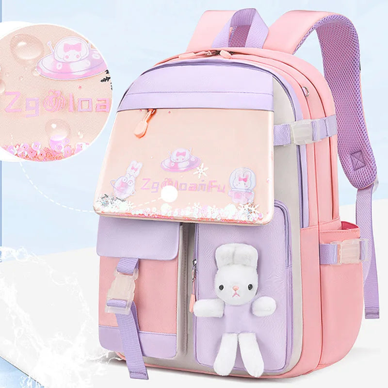Keman KM-K001 Cartoon Girls School Backpack 1