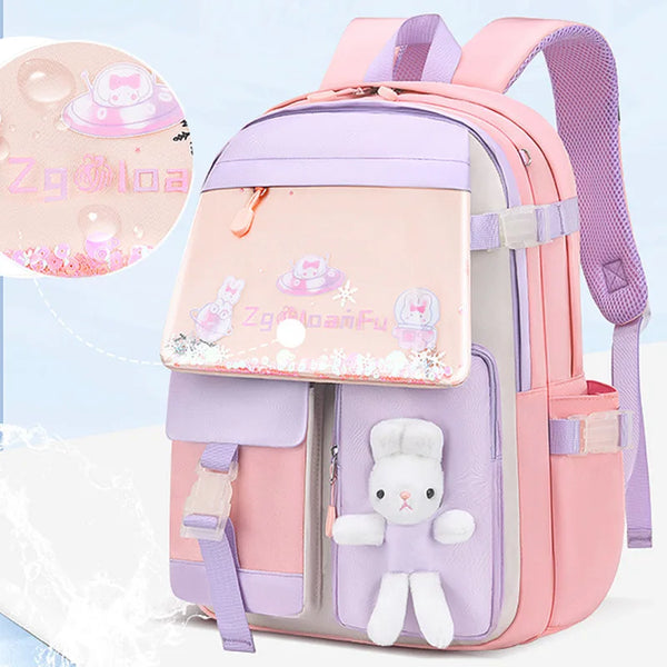 Keman KM-K001 Cartoon Girls School Backpack 1