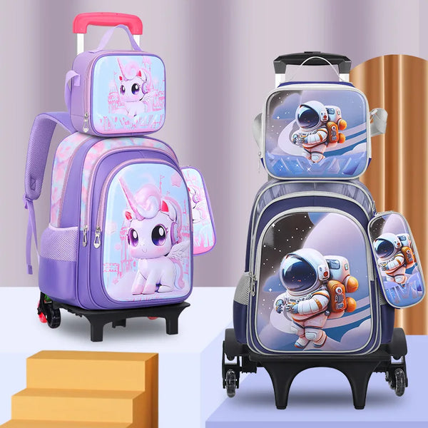 Keman KM-K029 Cartoon Kids Waterproof School Backpack 1