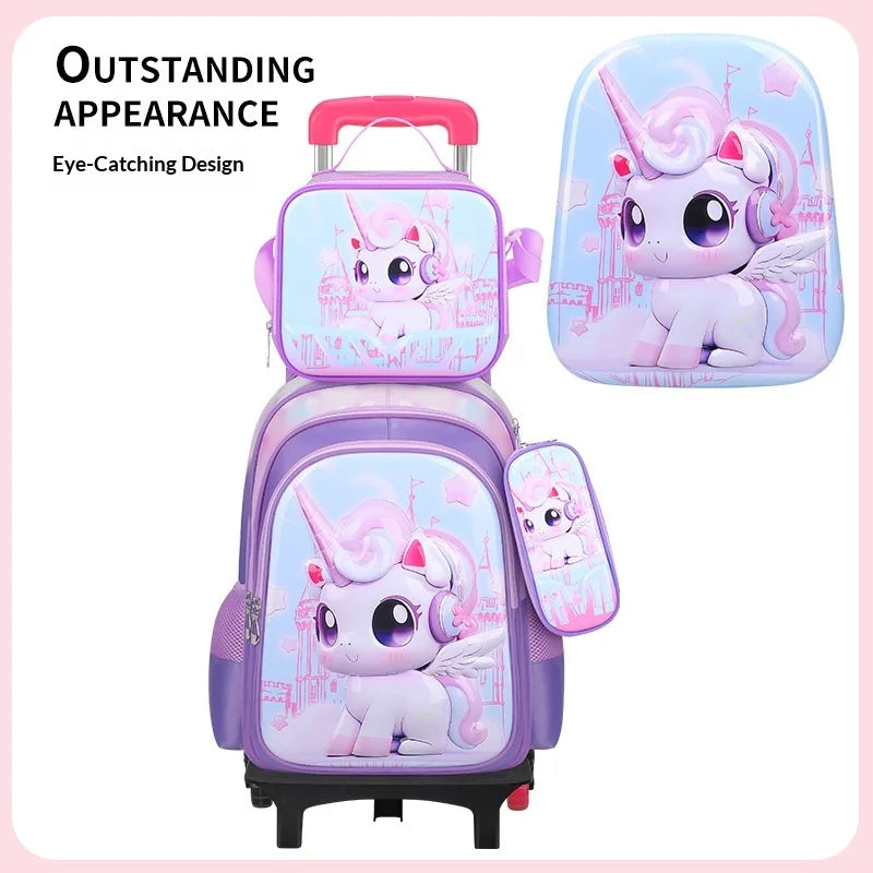 Keman KM-K029 Cartoon Kids Waterproof School Backpack 2