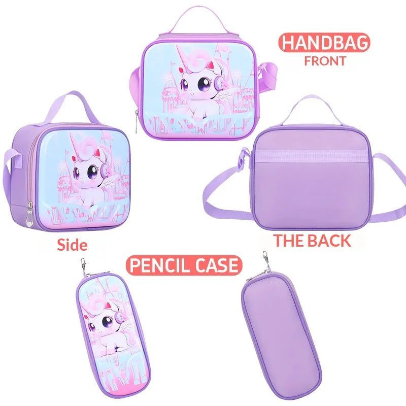 Keman KM-K029 Cartoon Kids Waterproof School Backpack 3