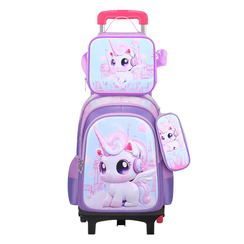 Keman KM-K029 Cartoon Kids Waterproof School Backpack 5