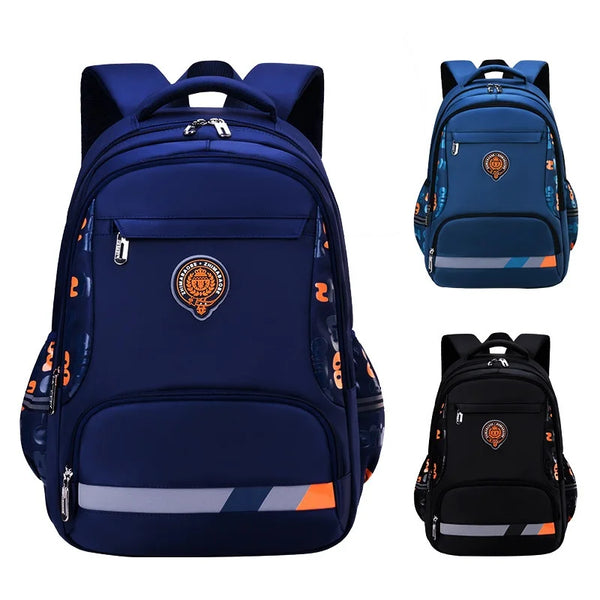 Keman KM-K030 Letter-Print Boys Lightweight School Backpack 1