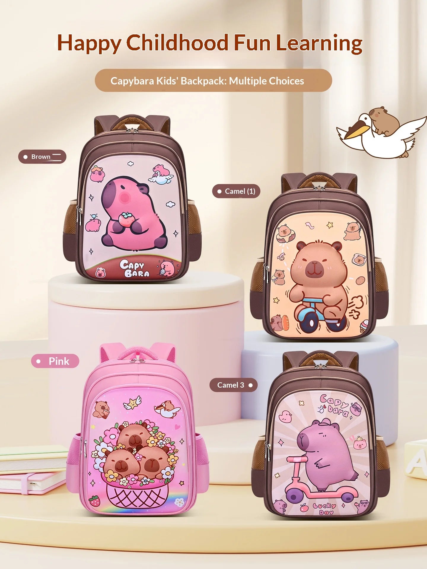 Keman KM-K031 Cartoon Girls School Backpack 2