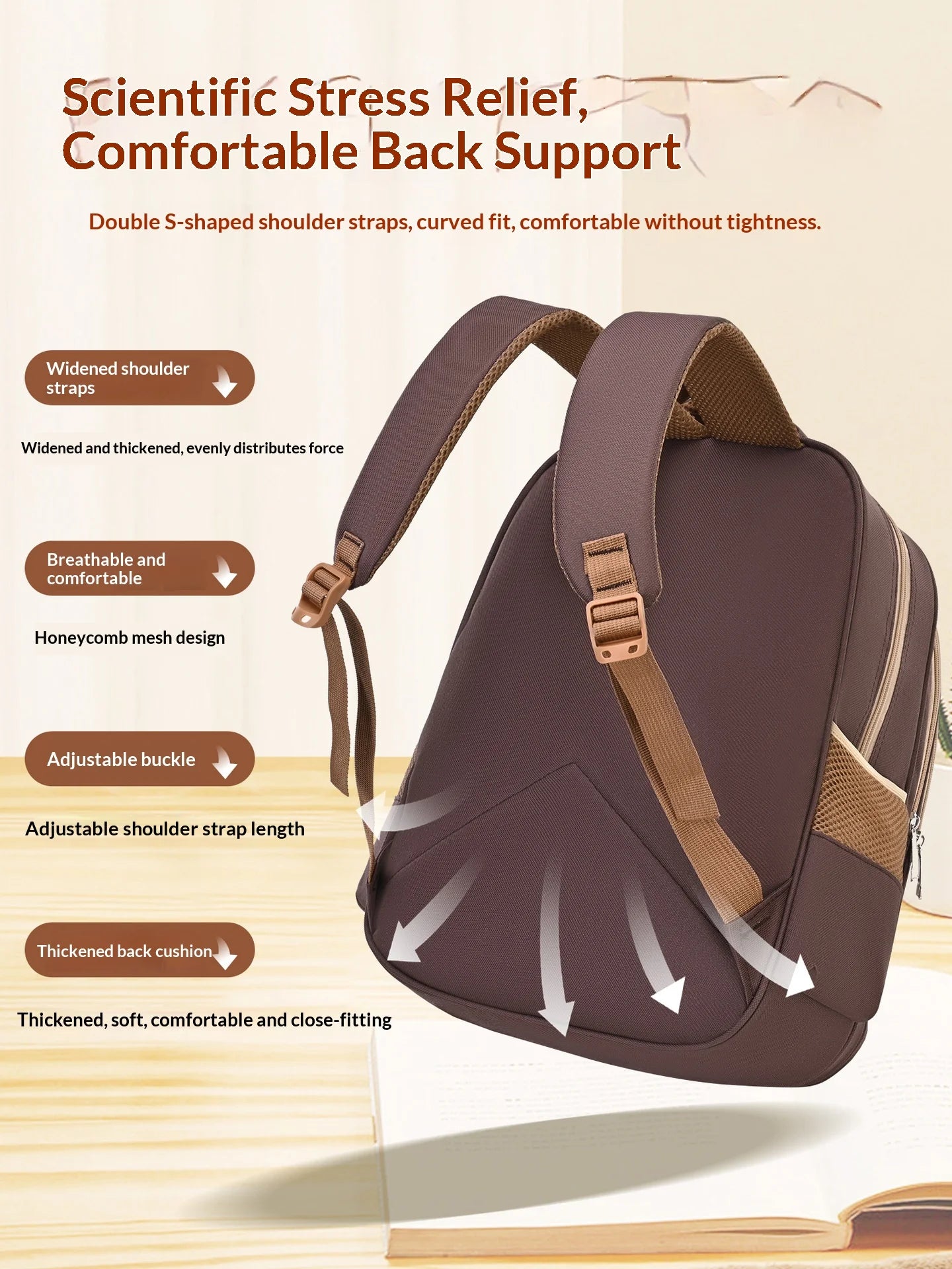 Keman KM-K031 Cartoon Girls School Backpack 3
