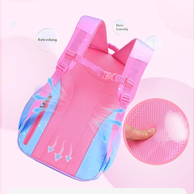 Keman KM-K032 Polka-Dot Kids School Backpack 4